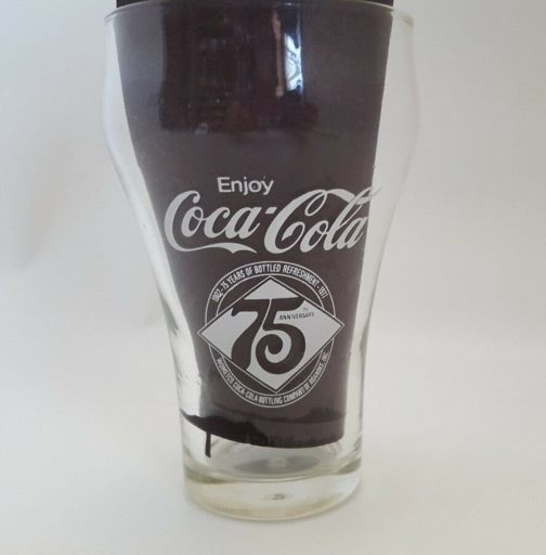 Coca Cola Anniversary Glass