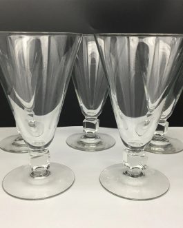 Cambridge cube stem glasses