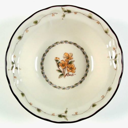 Epoch Spice Blossom cereal bowl