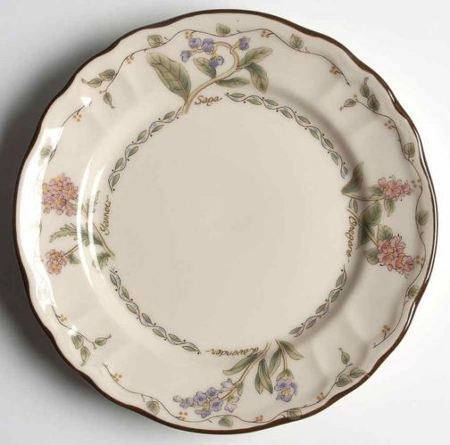 Epoch Spice Blossom salad plate