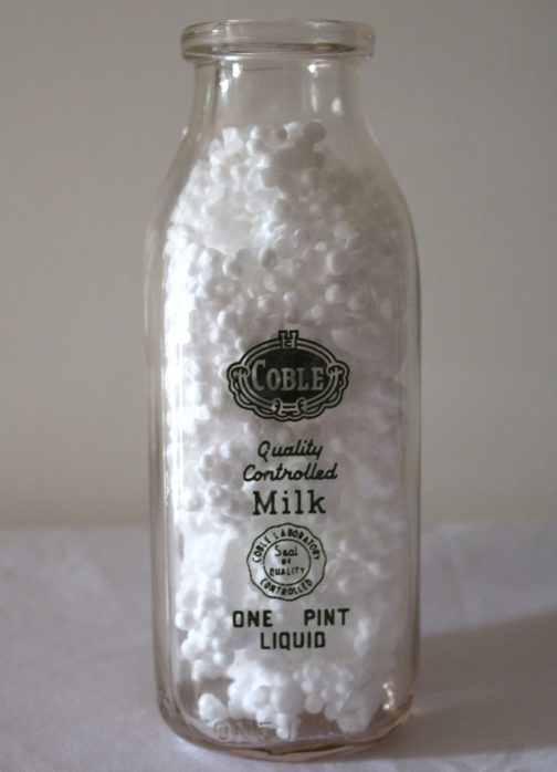 Coble Dairy milk bottle