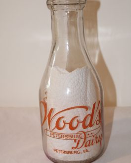 Wood's Petersburg Dairy bottle