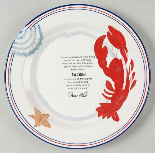 Paula Deen Ahoy Mate Collector Plate