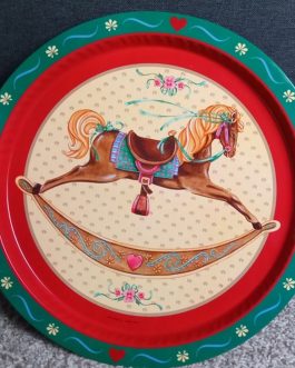 rocking horse serving tray