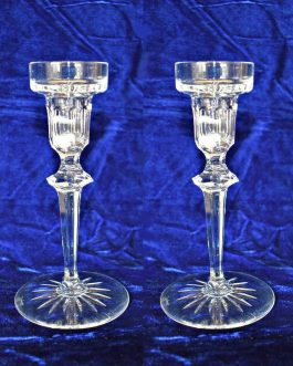 Rogaska Crystal candle holders