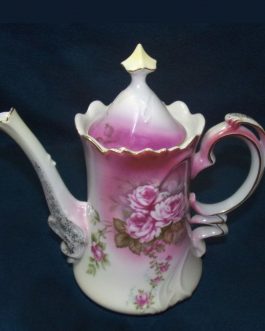 Lefton Heavenly Rose coffee pot