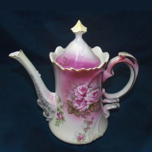 Lefton Heavenly Rose coffee pot