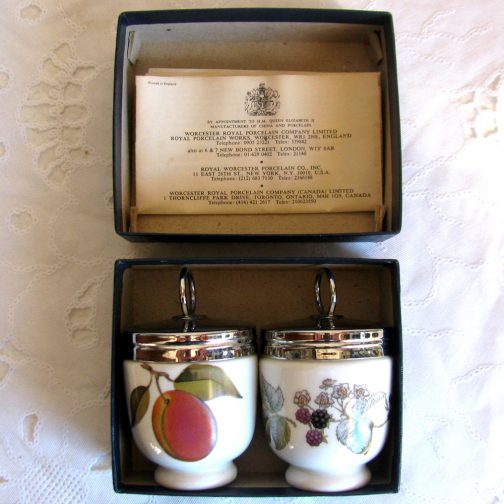 Royal Worcester egg coddlers