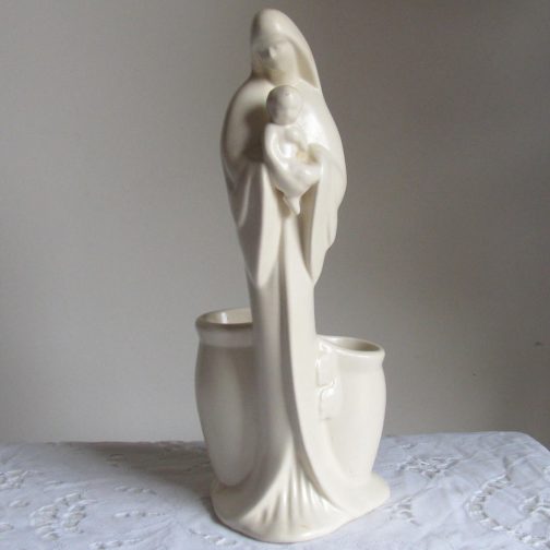 Haeger Madonna & Child planter