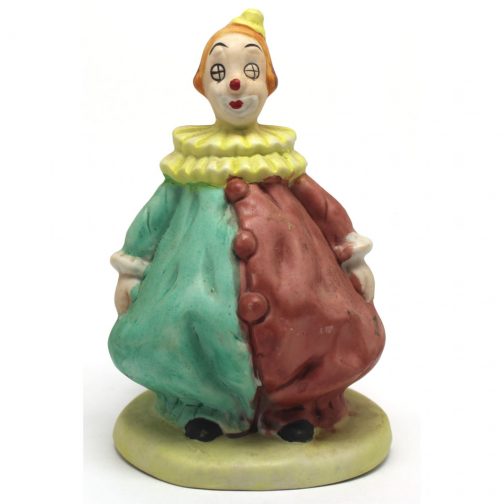 Roly Poly Clown Figurine