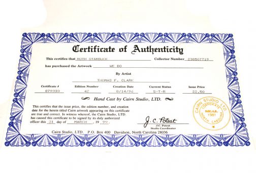 Tom Clark Gnome “We Do” with Certificate of Authenticity - Image 5