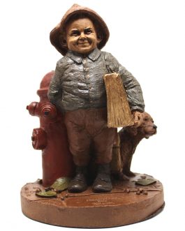 Tom Clark Gnome Newspaper Boy