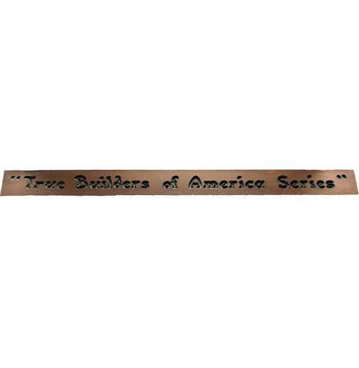 Tom Clark True Builders Of America Series Sign Plaque