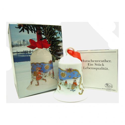 Weihnachts-Glocke 1990 Porcelain Christmas Bell - Image 3