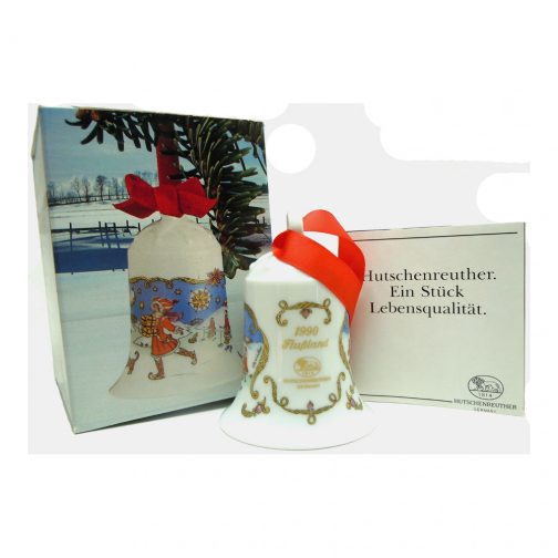 Weihnachts-Glocke 1990 Porcelain Christmas Bell - Image 4