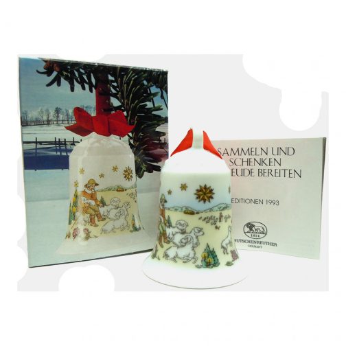 Weihnachts-Glocke 1993 Porcelain Christmas Bell - Image 2