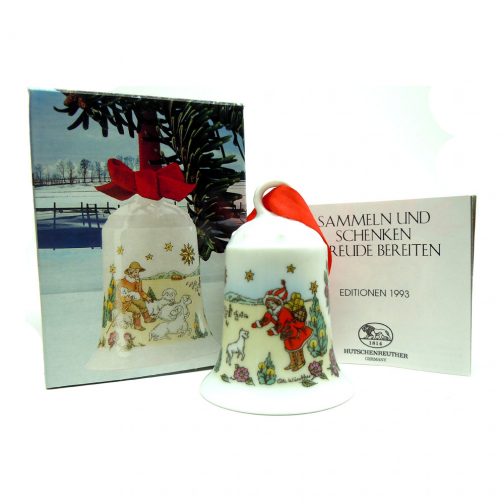 Weihnachts-Glocke 1993 Porcelain Christmas Bell - Image 3