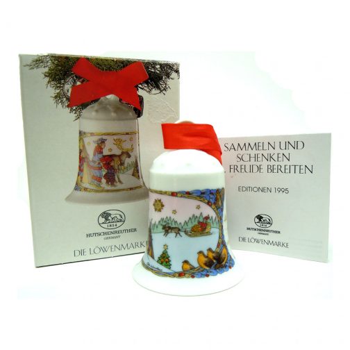 Weihnachts-Glocke 1995 Porcelain Christmas Bell - Image 3