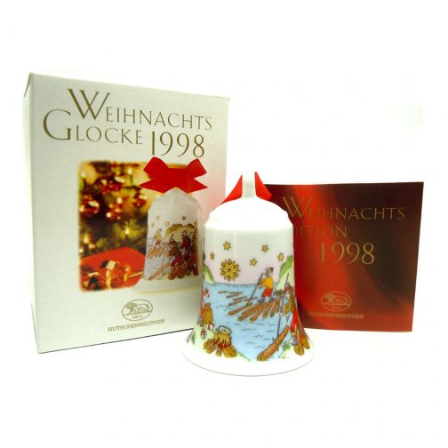 Weihnachts-Glocke 1998 Porcelain Christmas Bell - Image 2