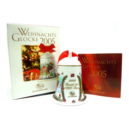 Weihnachts-Glocke 2005 Porcelain Christmas Bell - Image 4