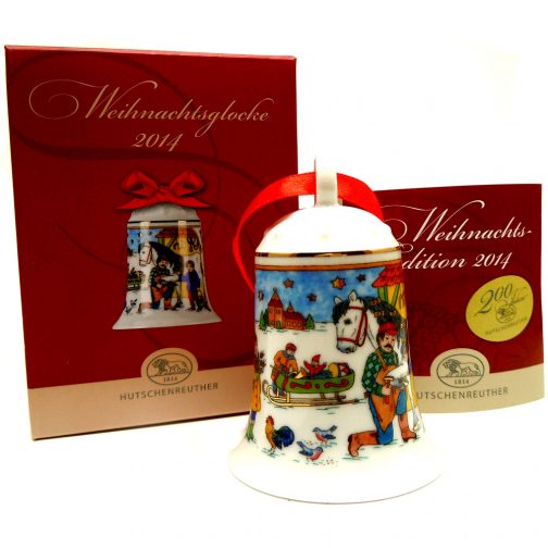 Weihnachts-Glocke 2014 Porcelain Christmas Bell - Image 2