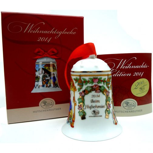 Weihnachts-Glocke 2014 Porcelain Christmas Bell - Image 4