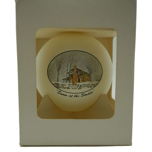 Bob Timberlake "Snow at the Studio" Ornament