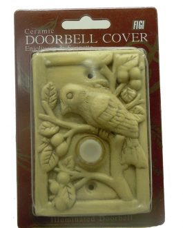 Ceramic Bird Doorbell Cover