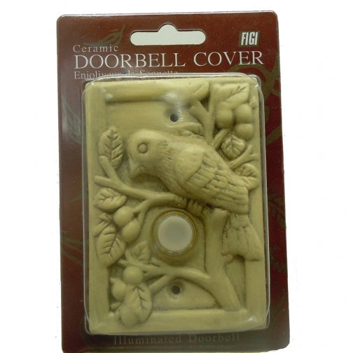 Ceramic Bird Doorbell Cover