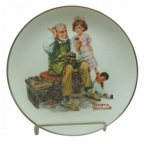 Norman Rockwell "The Cobbler" Collector Plate