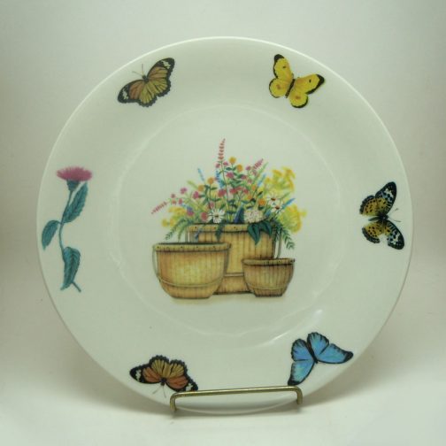 Totally Today Basket Butterfly Dinner Plate