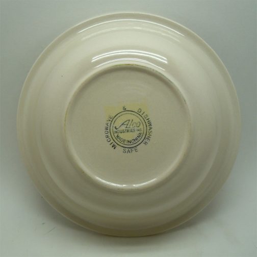 Alco Industries Vintage Coupe Soup Bowls 8 3/8" Fruit Swirl Stoneware - Image 2