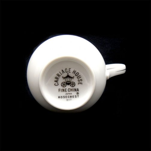 Carriage House Rosecrest Coffee Cup Bottom