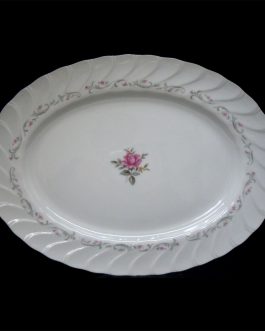 Fine China of Japan Royal Swirl Oval Serving Platter