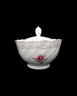 Fine China of Japan Royal Swirl Sugar Bowl & Lid