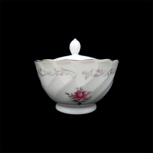 Fine China of Japan Royal Swirl Sugar Bowl & Lid - Image 2