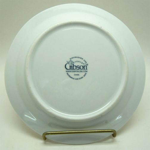 Gibson Housewares Fruit Grove Bread & Butter Plate Back