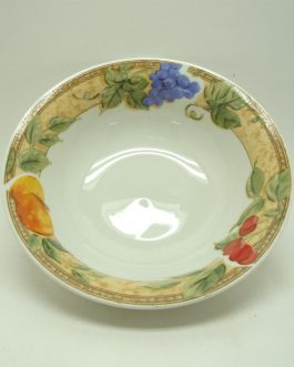 Gibson Housewares Fruit Grove Coupe Cereal Bowl