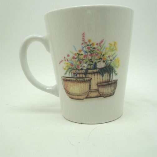 Totally Today Basket Butterfly Mug Back